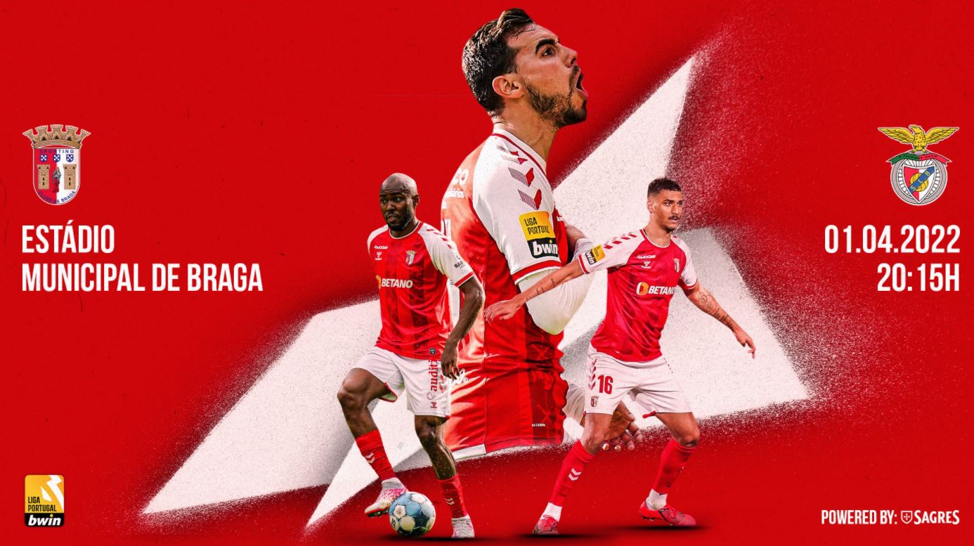Braga Benfica TV Streaming Liga Portugal Bwin
