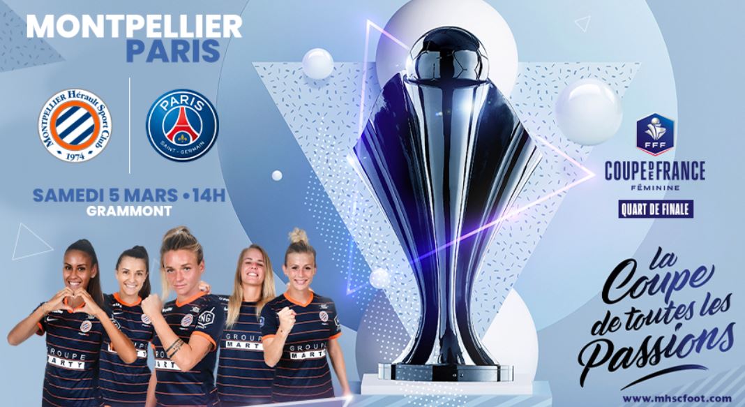 Montpellier Paris Coupe de France Féminine