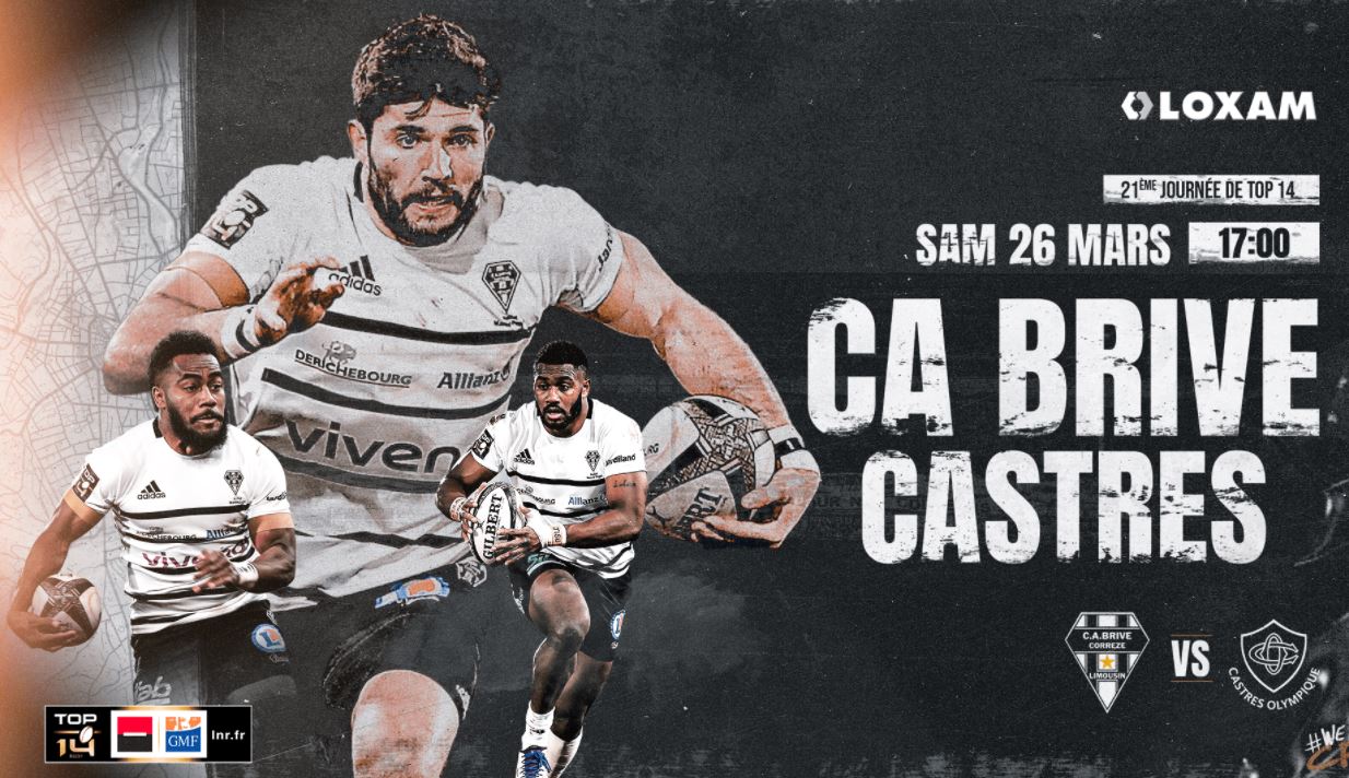 Brive Castres TV Streaming Top 14