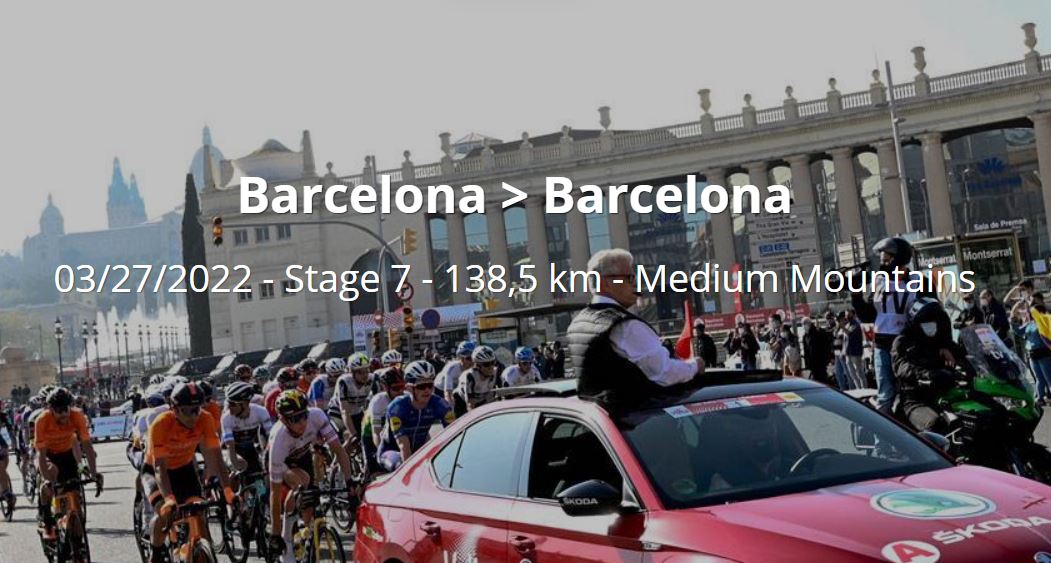 Tour de Catalogne 2022 TV Streaming Etape