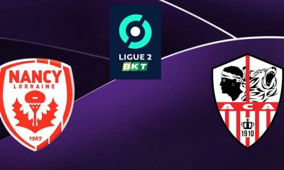 Nancy AC Ajaccio TV Streaming Ligue 2