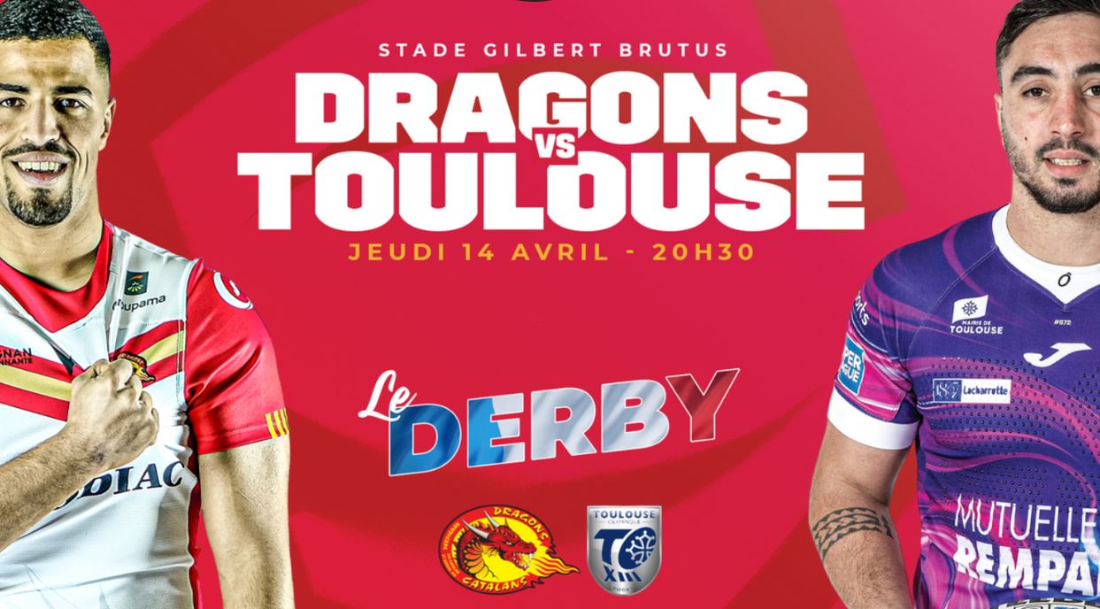 Dragons Catalans / Toulouse Olympique (TV / Streaming) Sur quelle chaîne suivre le derby de Super League jeudi ?