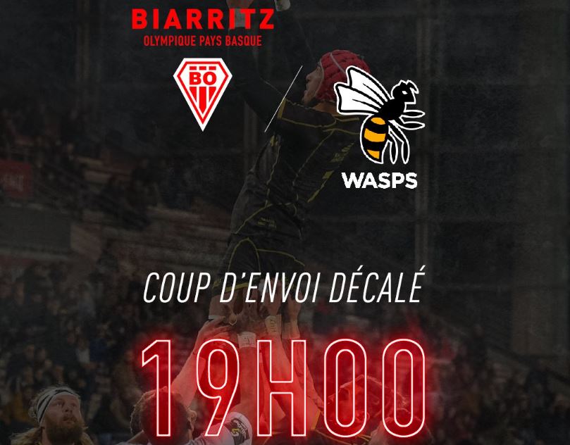 Biarritz / London Wasp (TV/Streaming) Sur quelle chaine suivre le match de Challenge Cup vendredi ?