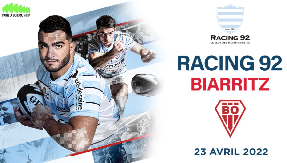 Racing 92 / Biarritz (TV/Streaming) Sur quelles chaines regarder le match de Top 14 samedi ?