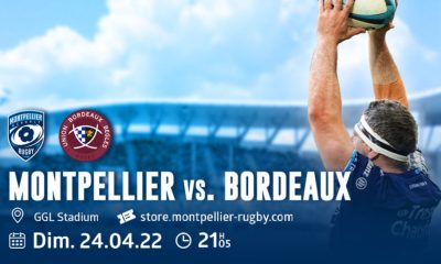 Montpellier / Bordeaux Bègles (TV/Streaming) Sur quelle chaine regarder le match de Top 14 dimanche ?