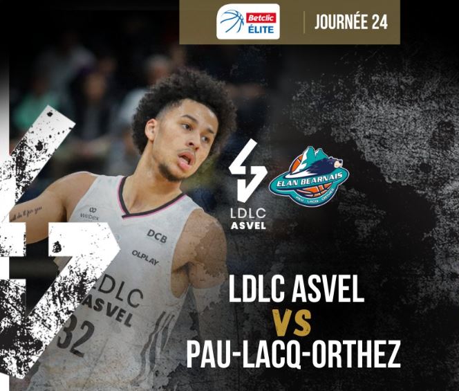 Lyon-Villeurbanne / Pau-Lacq-Orthez (TV / Streaming) Sur quelle chaîne suivre le match de Betclic Elite mardi ?