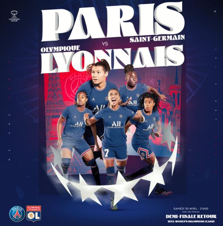 Paris SG / Lyon (TV/Streaming) Sur quelle chaine suivre la 1/2 Finale de Women's Champions League samedi ?