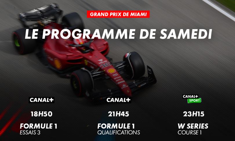 Formule 1 - GP de Miami 2022 (TV/Streaming) Sur quelle chaine regarder les Qualifications samedi ?