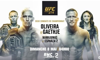 Oliveira vs Gaethje - UFC 274 (TV / Streaming) Sur quelle chaîne suivre le combat dans la nuit de samedi à dimanche ?