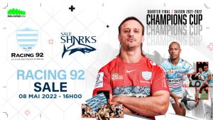 Racing 92 / Sale Sharks (TV/Streaming) Sur quelles chaines suivre le 1/4 de Finale de Champions Cup dimanche ?