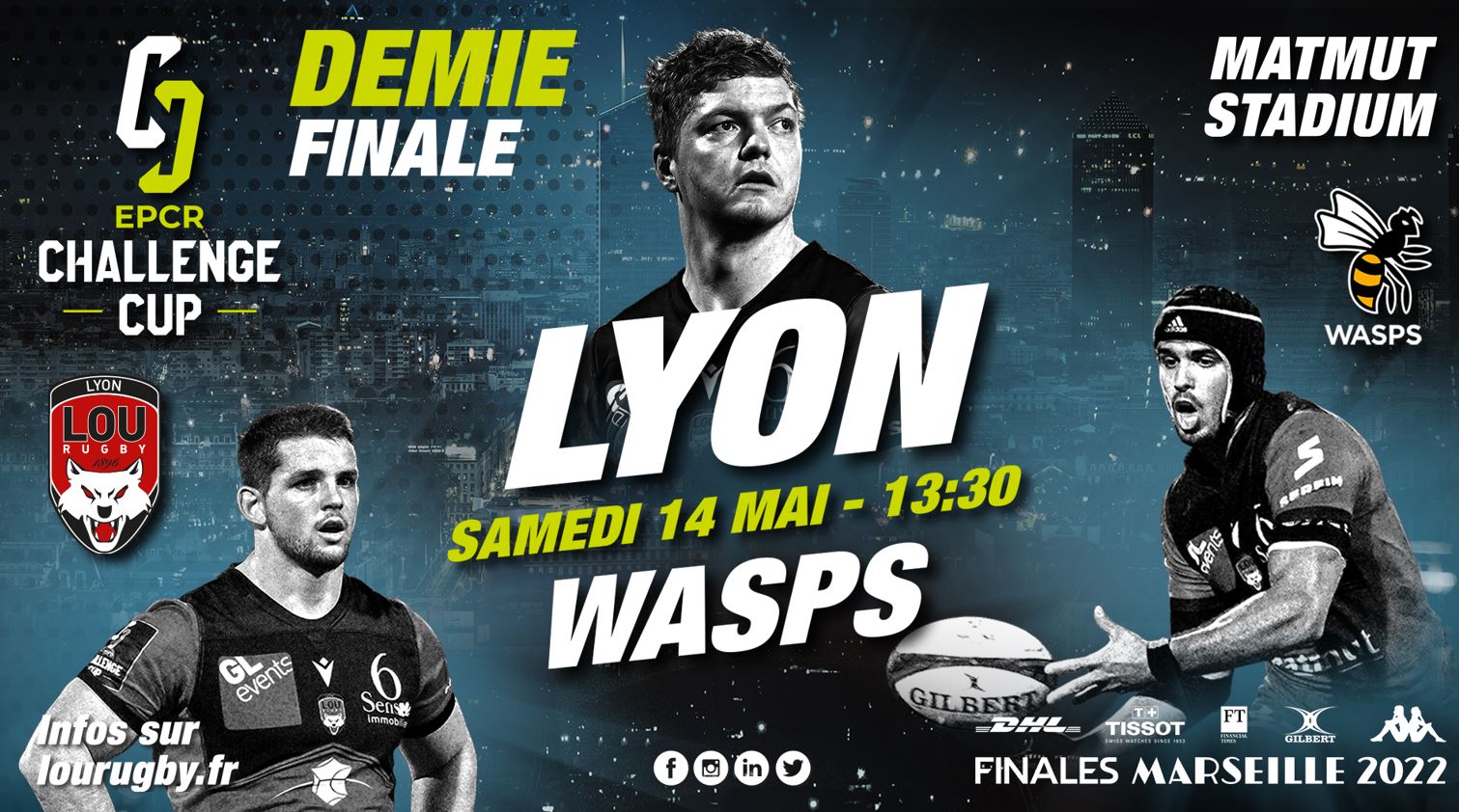 Lyon / London Wasps (TV/Streaming) Sur quelle chaine suivre la 1/2 Finale de Challenge Cup samedi ?