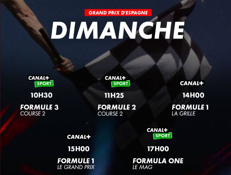 Formule 1 - GP d'Espagne 2022 (TV/Streaming) Sur quelle chaine regarder la course dimanche ?