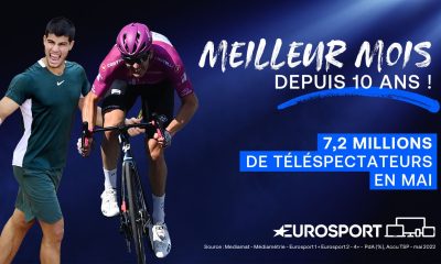 Eurosport réalise son meilleur mois depuis 10 ans