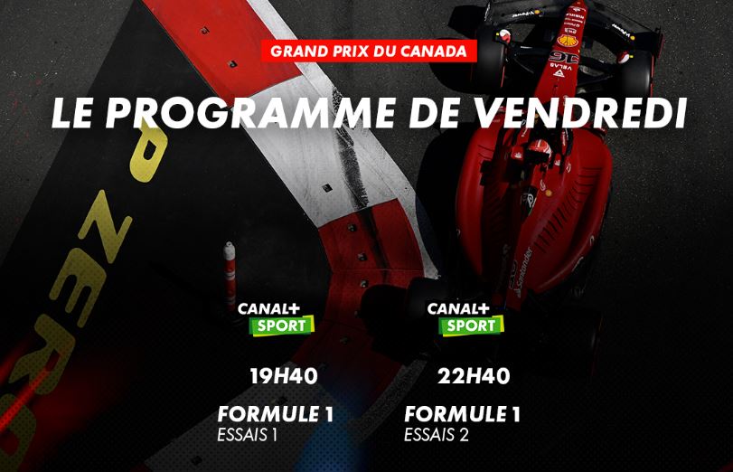 Formule 1 - GP du Canada 2022 (TV/Streaming) Sur quelle chaine regarder les Essais Libres vendredi ?