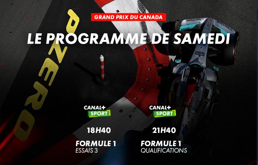 Formule 1 - GP du Canada 2022 (TV/Streaming) Sur quelle chaine regarder les Qualifications samedi ?