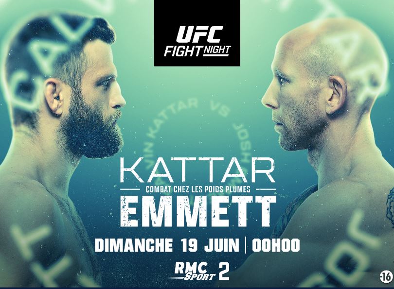 Kattar vs Emmett 2022 (TV/Streaming) Sur quelle chaine suivre les combats dans la nuit du samedi 18 au dimanche 19 juin ?