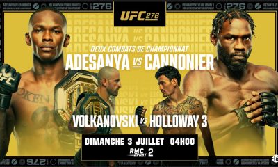 Adesanya vs Cannonier - UFC 276 TV/Streaming) Sur quelle chaine suivre le combat dans la nuit du samedi 02 au dimanche 03 juillet 2022 ?