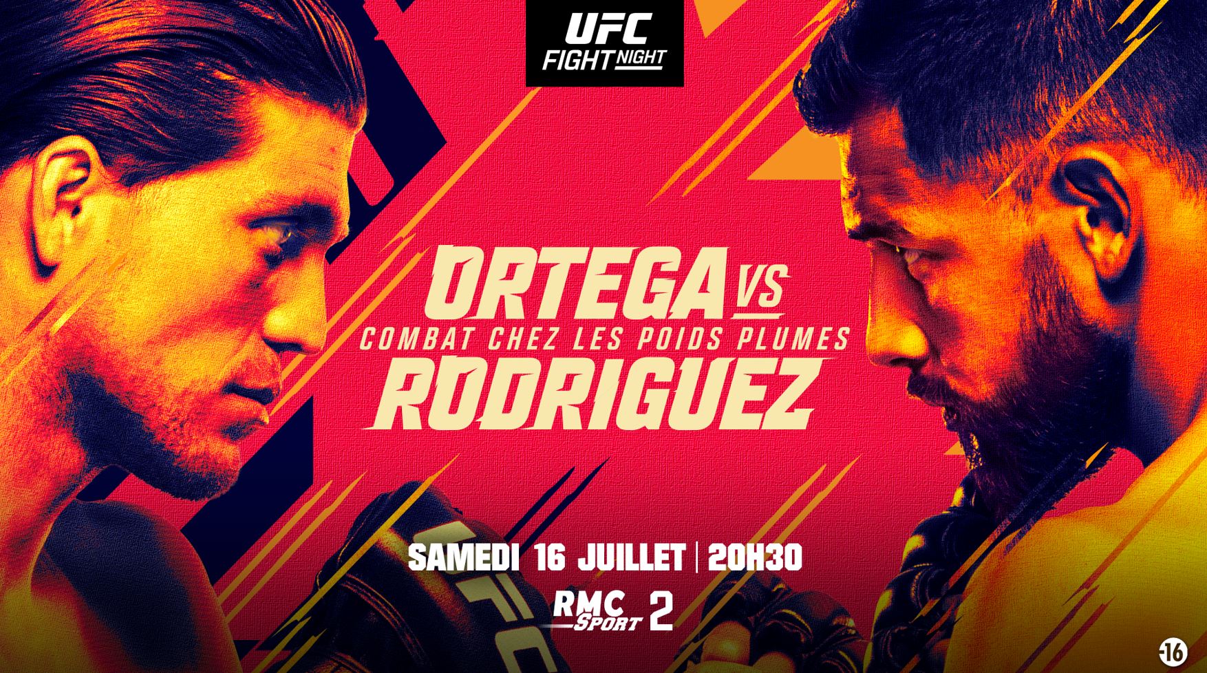 Ortega vs Rodriguez - UFC Fight Night (TV/Streaming) Sur quelle chaine suivre le combat samedi 16 juillet 2022 ?