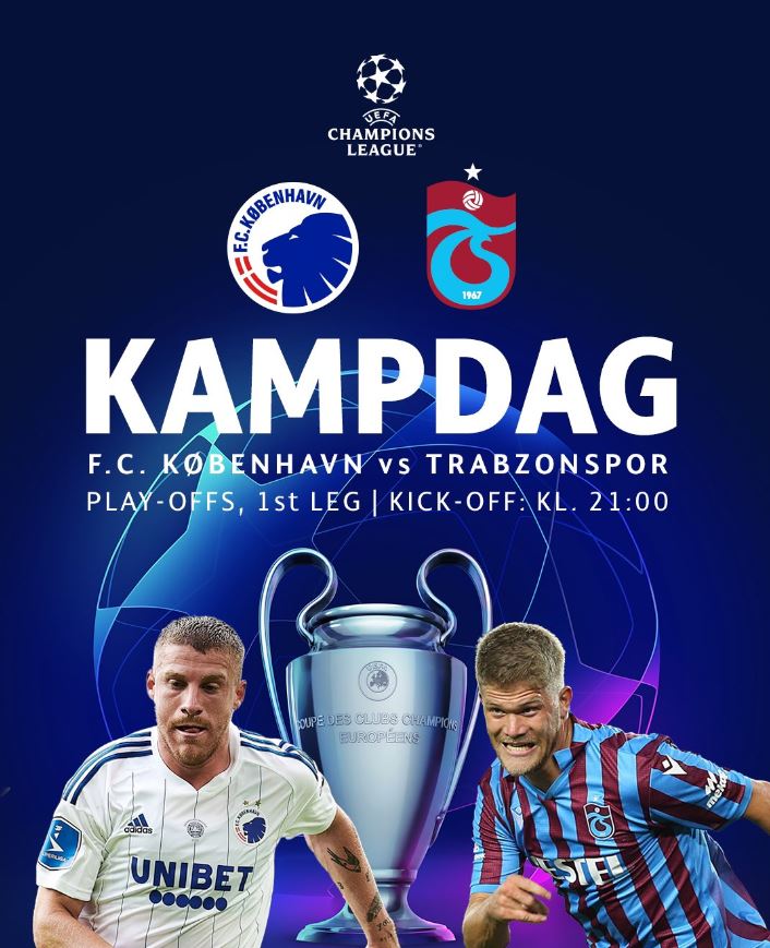FC Copenhague / Trabzonspor (TV/Streaming) Sur quelle chaîne regarder le barrage aller de Champions League mardi ?