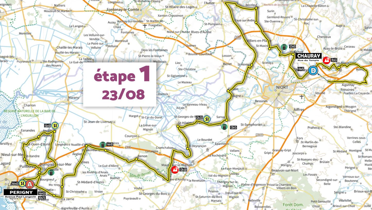 Tour du Poitou-Charentes 2022 (TV/Streaming) Sur quelle chaine suivre la 1ère étape mardi 23 août ?