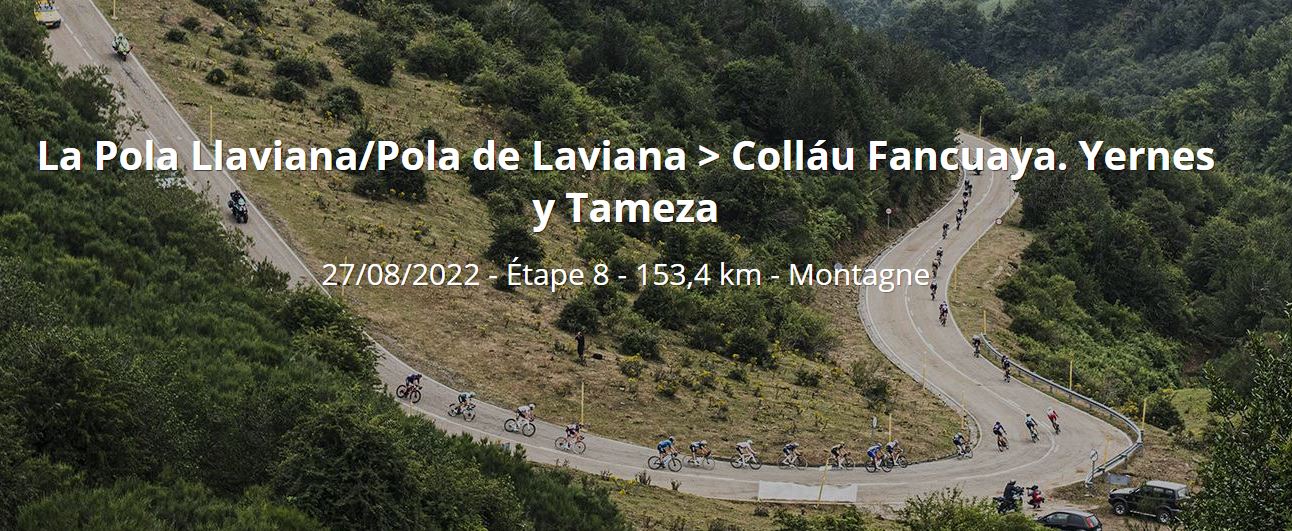 Vuelta 2022 - Tour d'Espagne (TV/Streaming) Sur quelle chaine suivre la 8ème étape du samedi 27 août ?