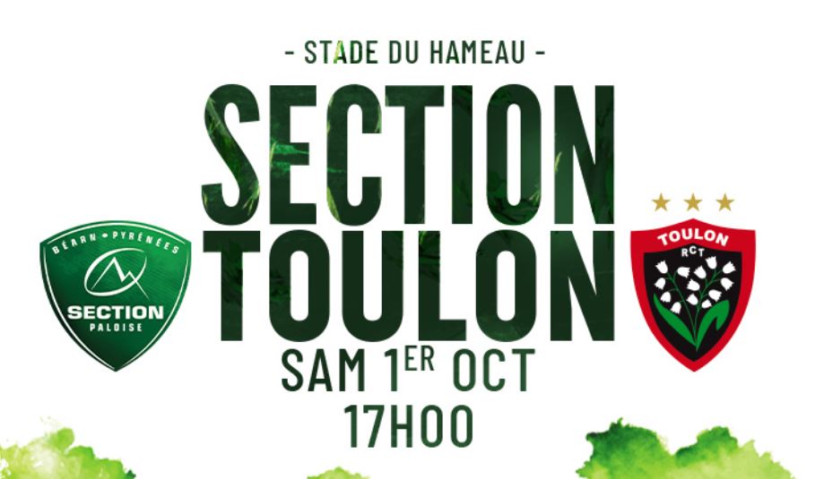 Pau (SP) / Toulon (RCT) (TV/Streaming) Sur quelles chaines regarder le match de Top 14 samedi 1er octobre 2022 ?