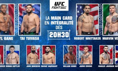 Gane vs Tuivasa - UFC Paris 2022 (TV/Streaming) Sur quelles chaines suivre cet évènement samedi 03 septembre ?