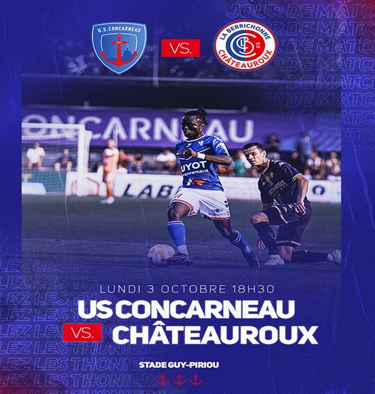 Concarneau / Châteauroux (TV/Streaming) Sur quelle chaîne regarder le match de National ce lundi 03 octobre 2022 ?
