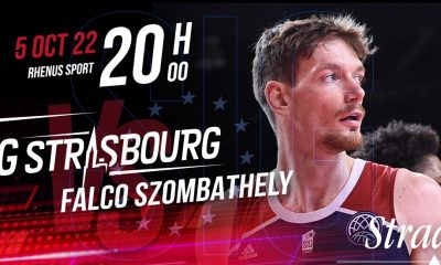 Strasbourg / Szombathely (TV/Streaming) Comment suivre la rencontre de FIBA Champions League mercredi 05 octobre 2022 ?