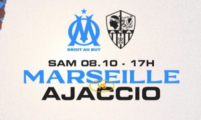 Marseille (OM) / Ajaccio (ACA) (TV/Streaming) Sur quelle chaine suivre le match de Ligue 1 ?