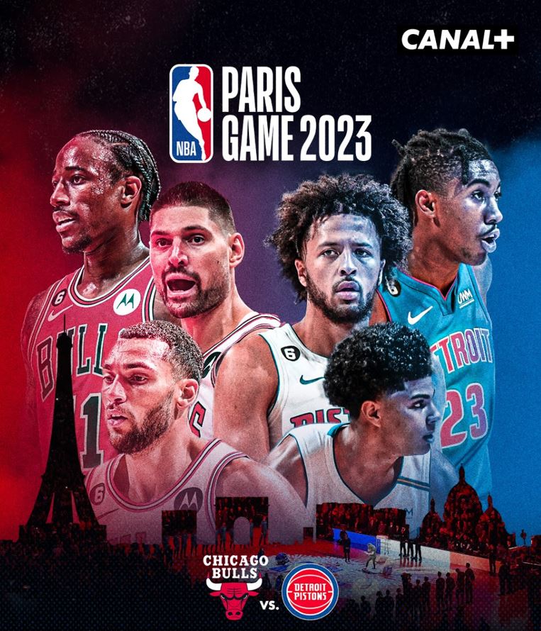 Le NBA Paris Game 2023 sera à suivre en clair le 19 janvier sur Canal Plus