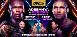 Adesanya vs Pereira - UFC 281 (TV/Streaming) Sur quelle chaine et à quelle heure suivre le combat de MMA ?