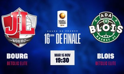 Bourg en Bresse / Blois (TV/Streamng) Sur quelle chaine suivre la match de Coupe de France de Basket ?