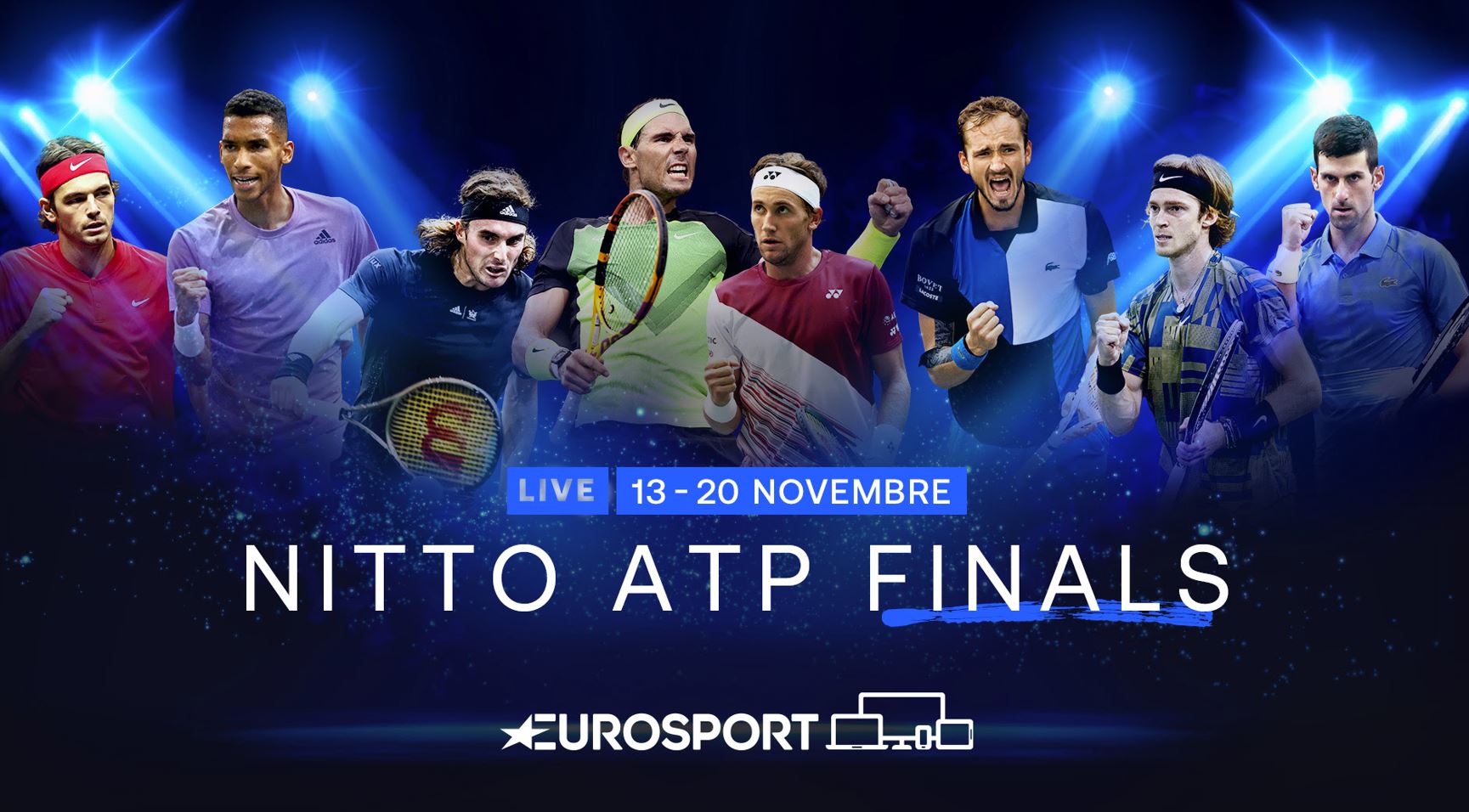 Les Nitto ATP Finals 2022 à suivre en direct et en exclusivité sur Eurosport