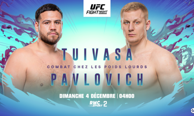 Tuivasa vs Pavlovich - UFC Fight Night (TV/Streaming) Sur quelle chaine et à quelle heure suivre le combat de MMA ?