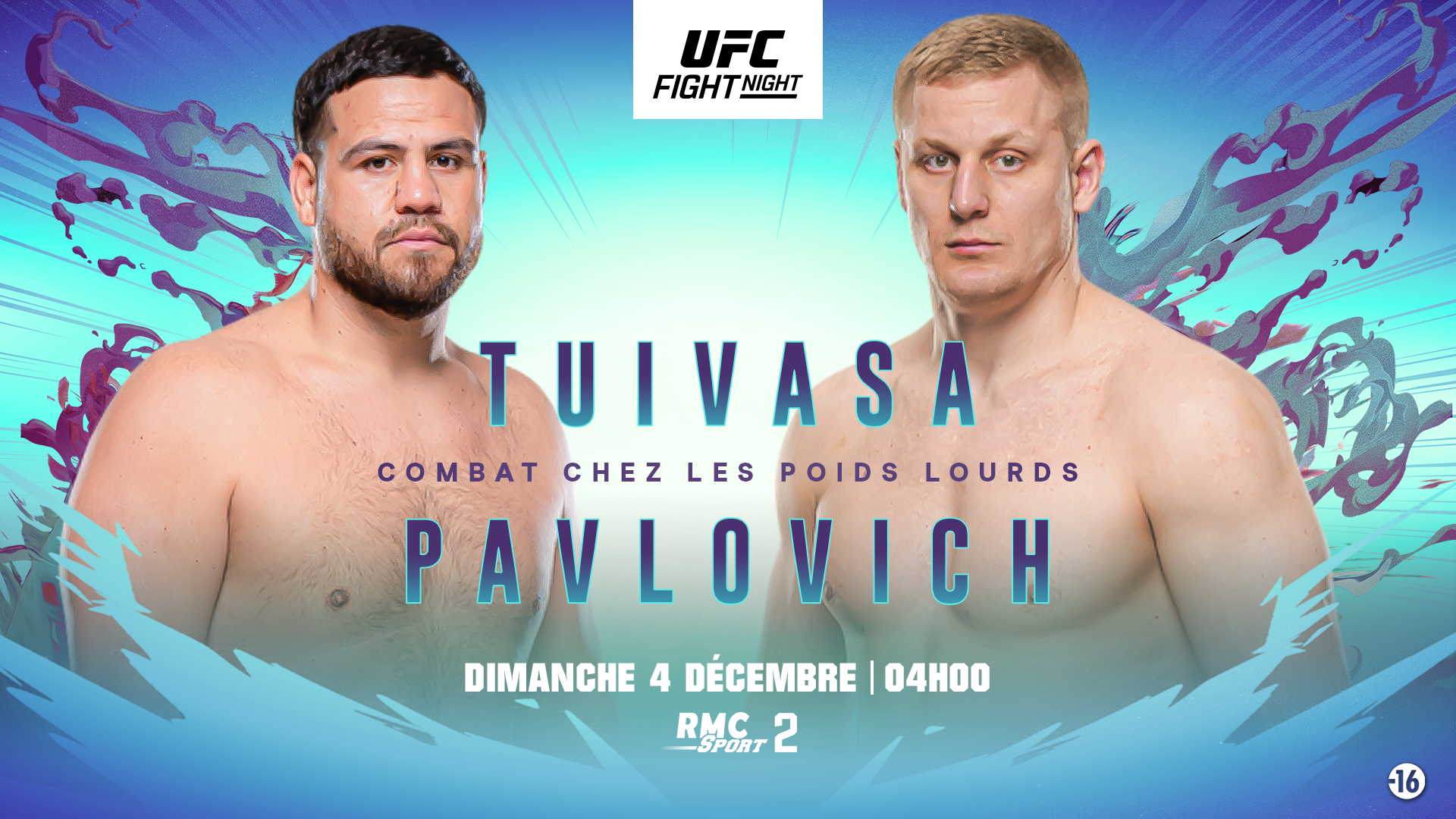 Tuivasa vs Pavlovich - UFC Fight Night (TV/Streaming) Sur quelle chaine et à quelle heure suivre le combat de MMA ?
