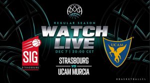 Strasbourg / Murcie (TV/Streaming) Sur quelle chaine et à quelle heure suivre la rencontre de FIBA Champions League ?