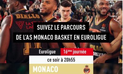 Monaco / Zalgiris Kaunas (TV/Streaming) Sur quelles chaines et à quelle heure suivre le match d'Euroleague ?