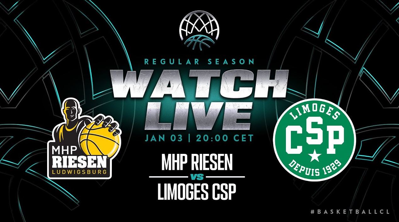 Riesen Ludwigsburg / Limoges (TV/Streaming) Sur quelle chaine et à quelle heure suivre la rencontre de FIBA Champions League ?