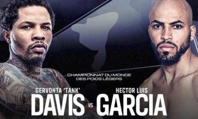 Gervonta Davis vs Hector Garcia (TV/Streaming) Sur quelle chaine et à quelle heure suivre le combat cette nuit ?