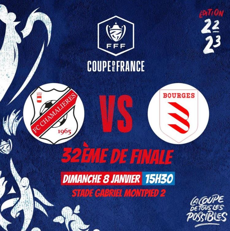 Chamalières / Bourges Foot (TV/Streaming) Sur quelles chaines et à quelle heure suivre le match de Coupe de France ?