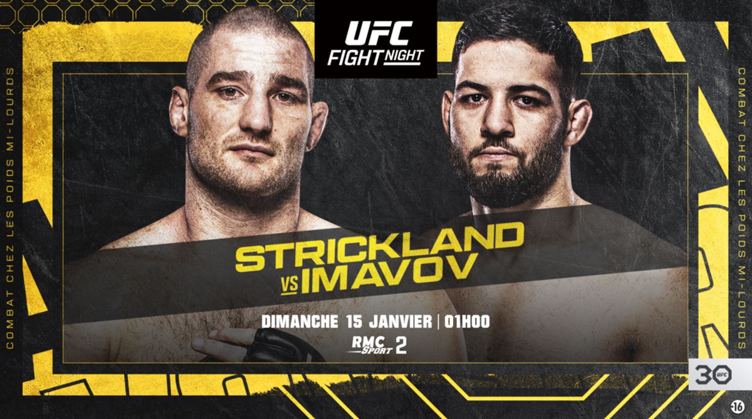Strickland vs. Imavov UFC Fight Night (TV/Streaming) Sur quelle chaine et à quelle heure suivre le combat de MMA ?