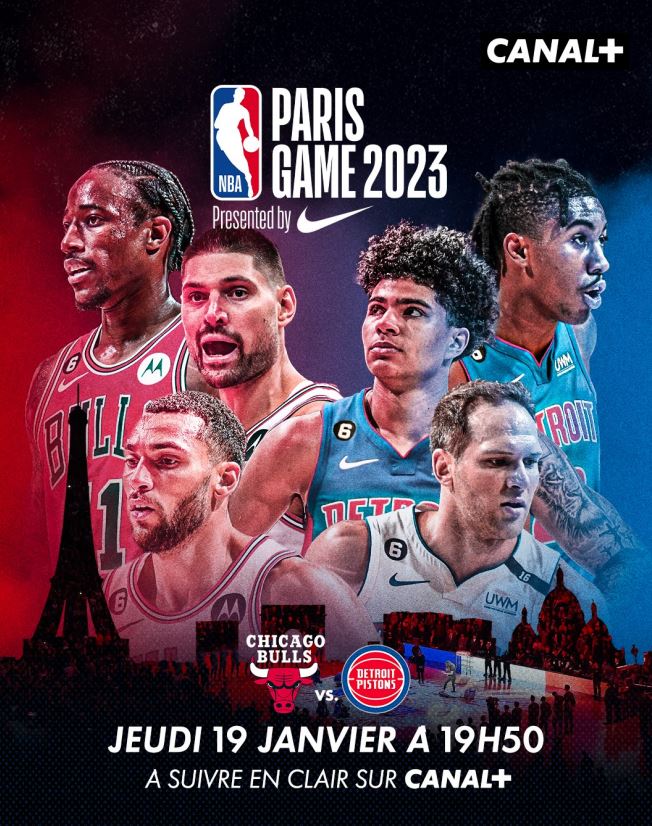 NBA Paris Game 2023 à la TV ! J-1 avec de nombreaux rendez-vous en direct ce mercredi 18 janvier