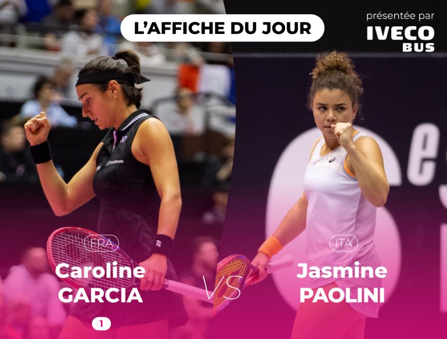 Garcia / Paolini - Open 6e Sens Métropole de Lyon 2023 (TV/Streaming) Sur quelle chaine et à quelle heure suivre le 1/4 de Finale ?