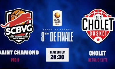 Saint-Chamond / Cholet (TV/Streaming) Sur quelle chaine et à quelle heure suivre la rencontre de Coupe de France ?