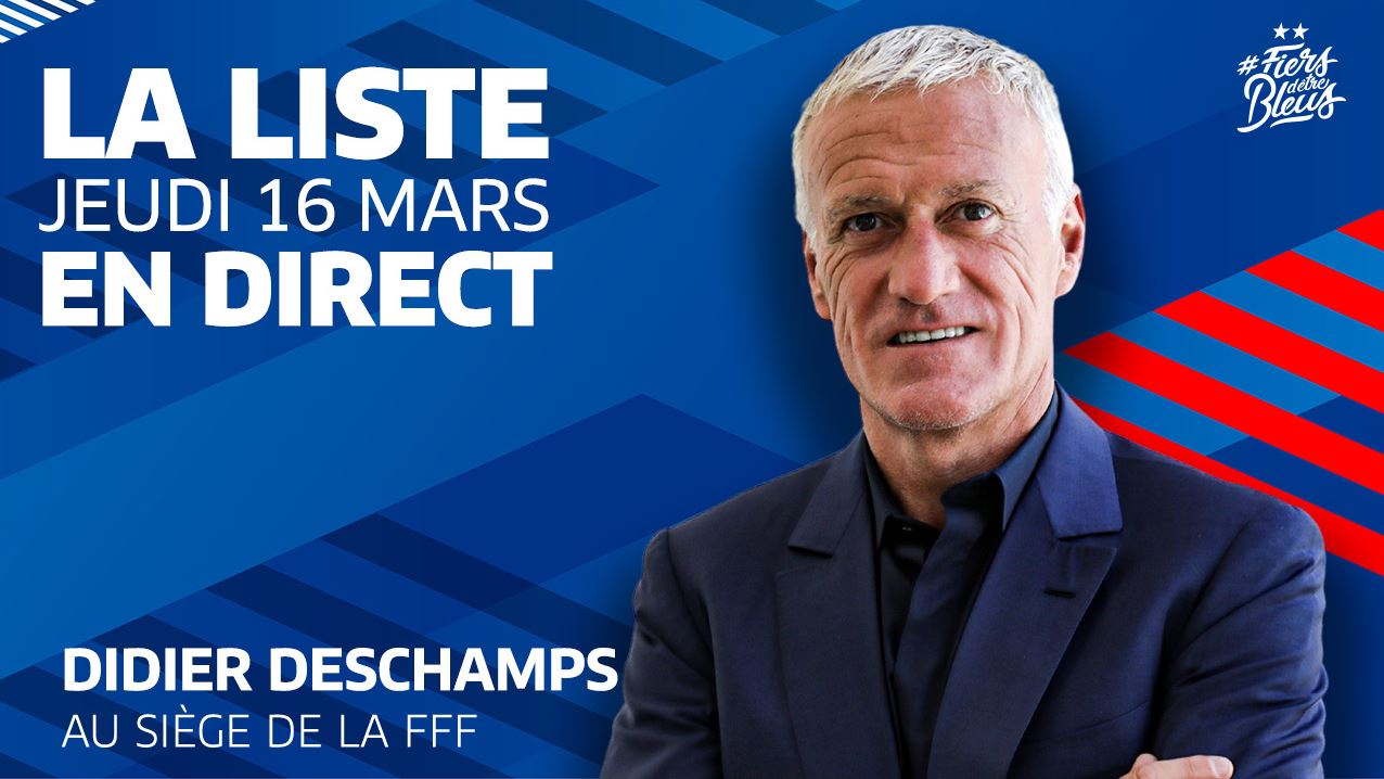 Euro 2024 à la TV ! Sur quelles chaines suivre la liste de Didier Deschamps pour les qualifications à l'Euro 2024 ce jeudi 16 mars ?