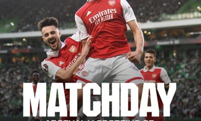 Arsenal / Sporting (TV/Streaming) Sur quelle chaîne et à quelle heure suivre le match d’Europa League ?