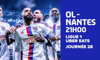 Lyon (OL) / Nantes (FCN) (TV/Streaming) Sur quelle chaine et à quelle heure regarder le match de Ligue 1 ?