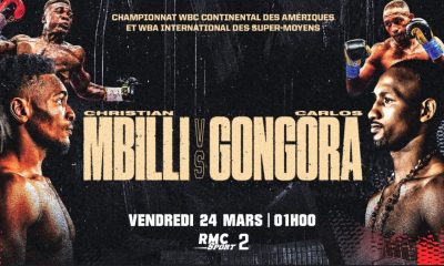 Mbilli vs Gongora (TV/Streaming) Sur quelle chaine et à quelle heure suivre le combat de boxe ?
