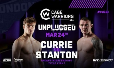 Cage Warriors 151- Currie vs Stanton (TV/Streaming) Sur quelle chaine et à quelle heure suivre la soirée de MMA ?